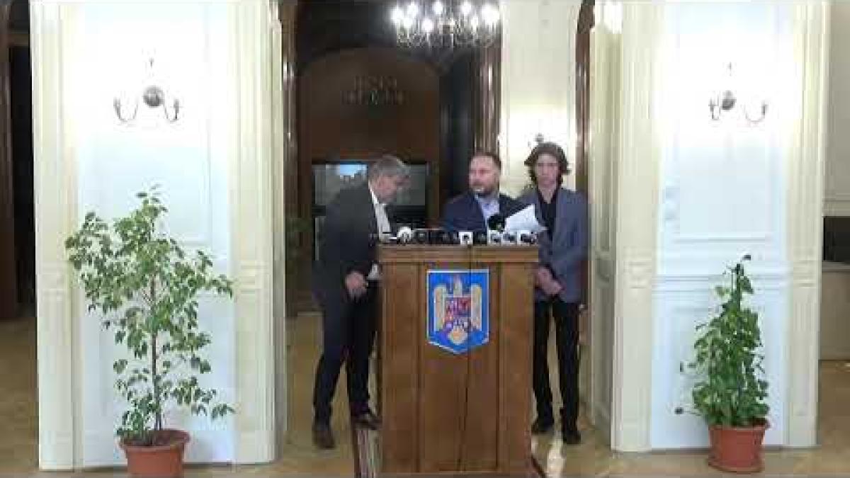 Conferință de presă susținută de prefectul Municipiului București, Rareș Hopincă
