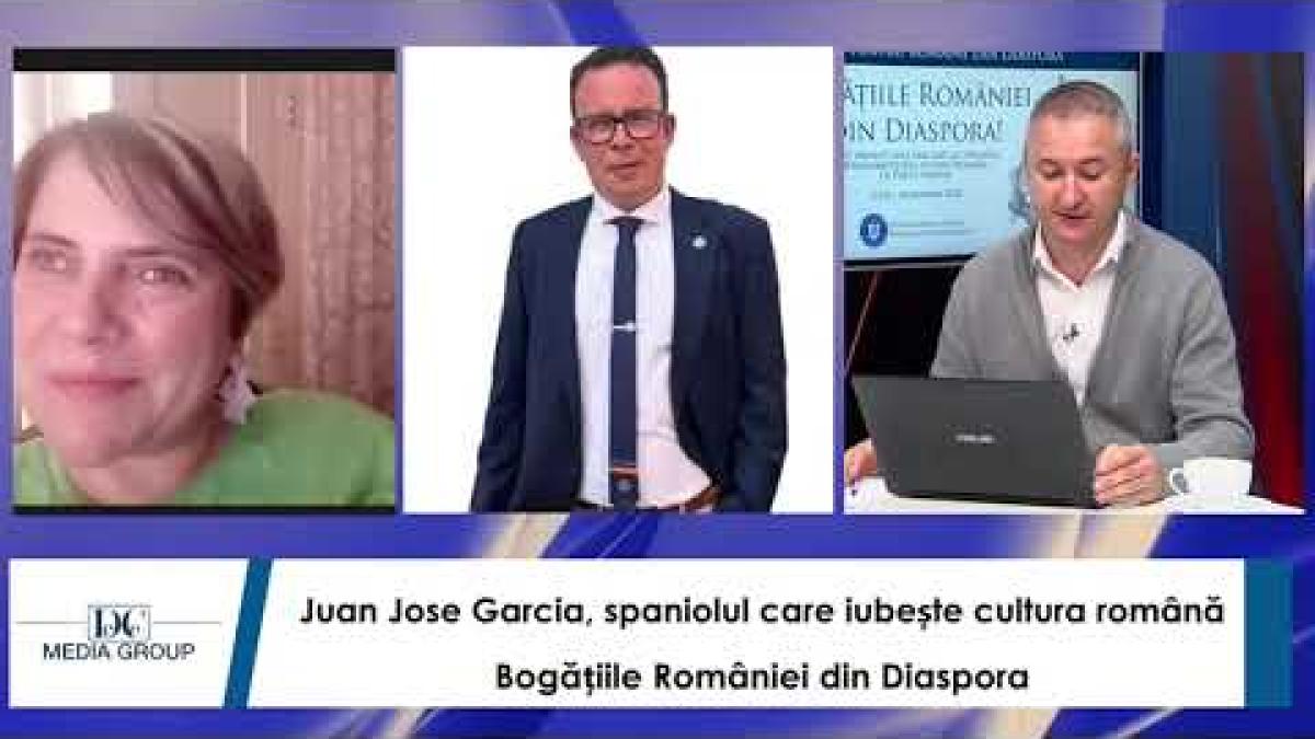 Juan Jose Garcia, președintele Casei de Cultură Getafe, la Bogățiile României din Diaspora