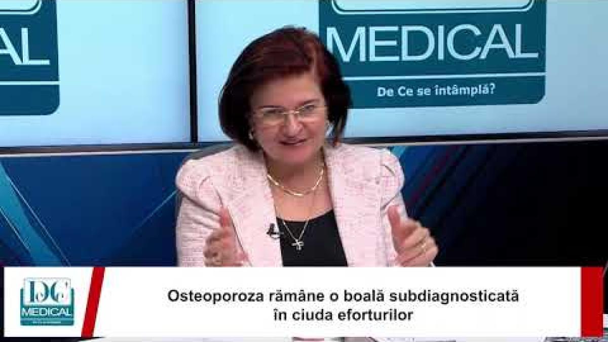 Osteoporoza: tot ce trebuie să știi. Cătălina Poiană și Cătălin Codreanu, la DC News și DC Medical