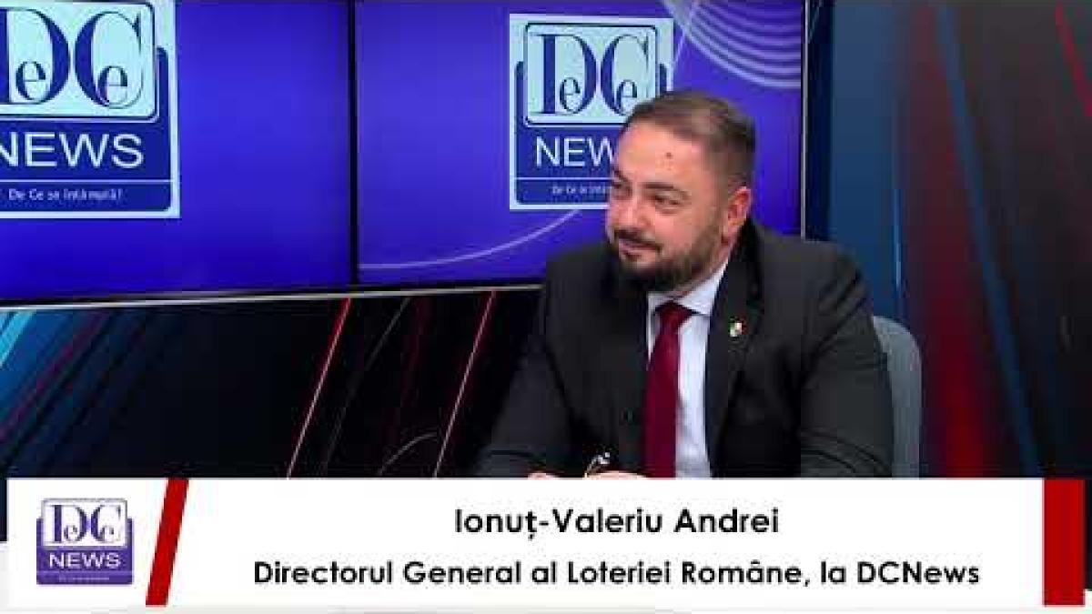 Ionuţ Valeriu Andrei, şeful Loteriei Române, interviul zilei la DC News