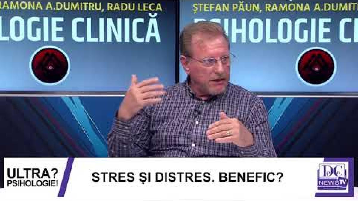 Ultrapsihologie, o nouă ediție la DC News TV. Stresul și Distresul