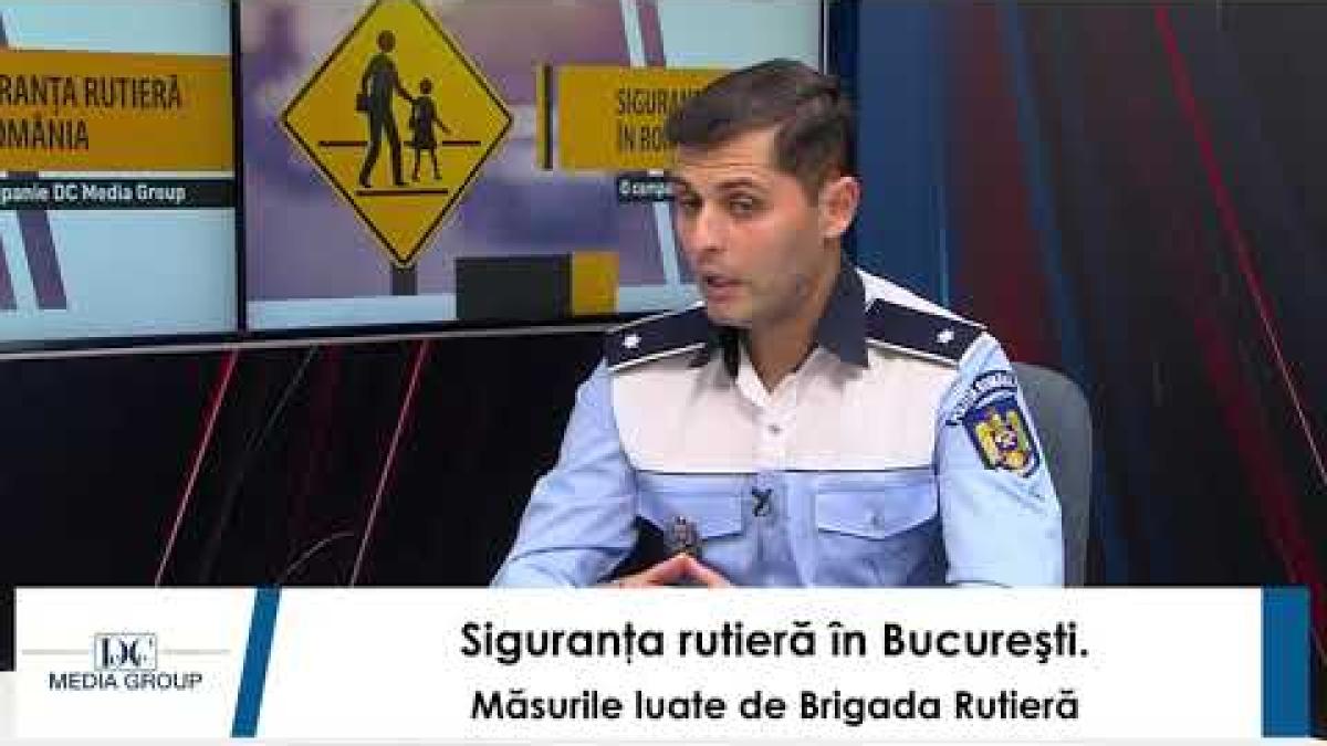 Siguranţa rutieră din Capitală. Claudiu Costea, de la Brigada Rutieră, interviul zilei la DC NEWS