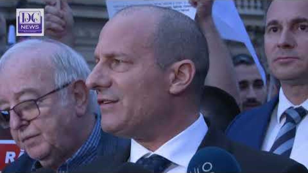 Miting de solidaritate față de Israel. E.S. Reuven Azar, discurs în română privind starea țării sale