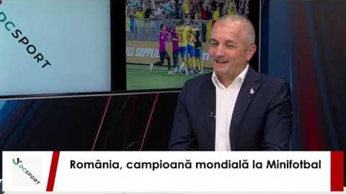 România, campioană mondială la Minifotbal. Ioan Onicaş, preş. Federaţiei, informaţii din culise
