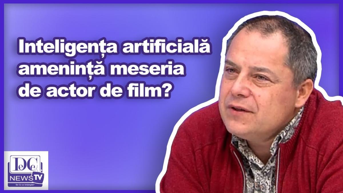 Inteligența artificială amenință meseria de actor de film? Opinia lui Șerban Puiu de la Teatrul Elisabeta