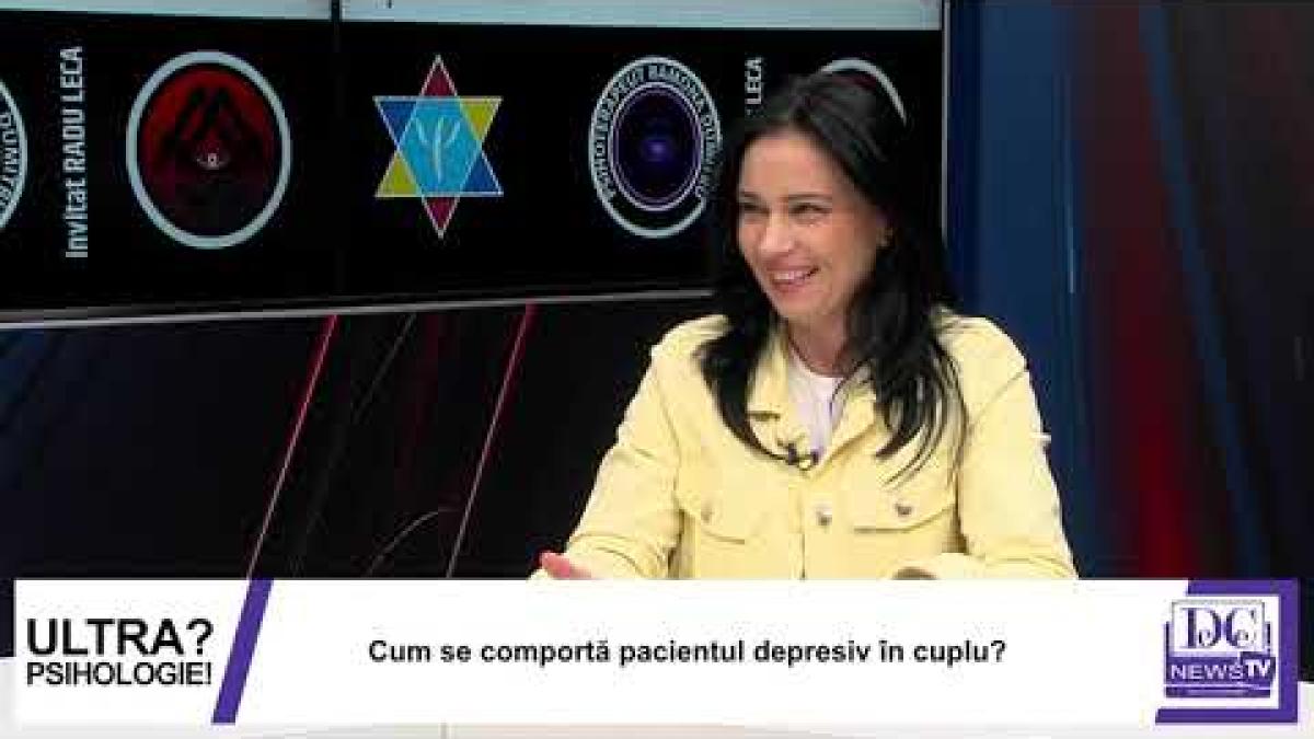 Psihologia depresiei în cuplu, tema zilei la Ultrapsihologie la DC News TV