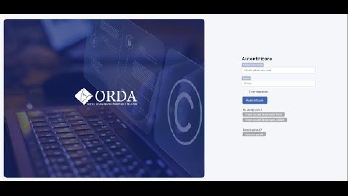 CAMPANIE DE INFORMARE CU PRIVIRE LA UTILIZAREA PLATFORMEI eORDA