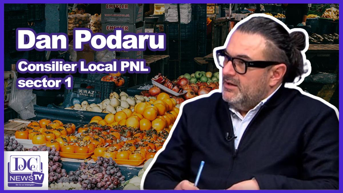 Dan Podaru despre proiectele de renovare ale piețelor: “Sunt niște situații tragico-comice…”