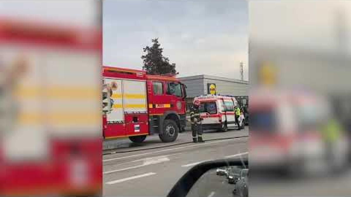 Accident intrare în Câmpina - 9 ianuarie 2024