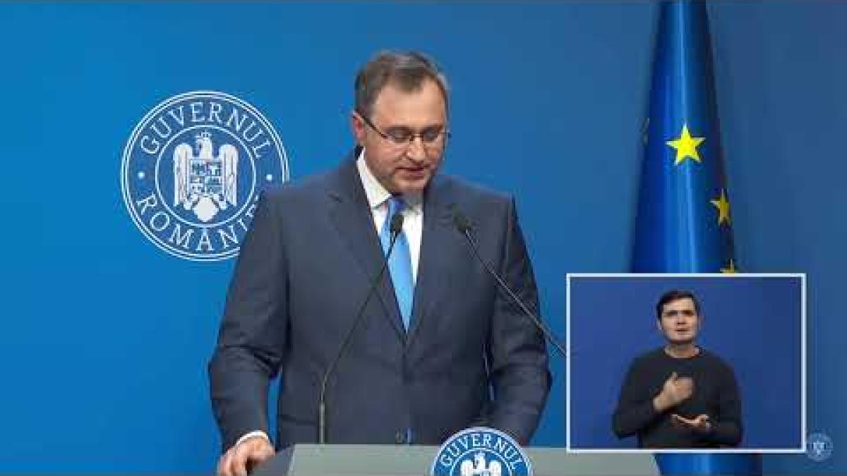 Conferință de presă după ședința Guvernului României din 11 ianuarie 2024