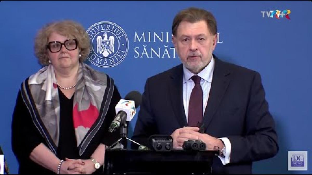Conferință de presă susținută de ministrul Sănătății, prof. univ. dr. Alexandru Rafila