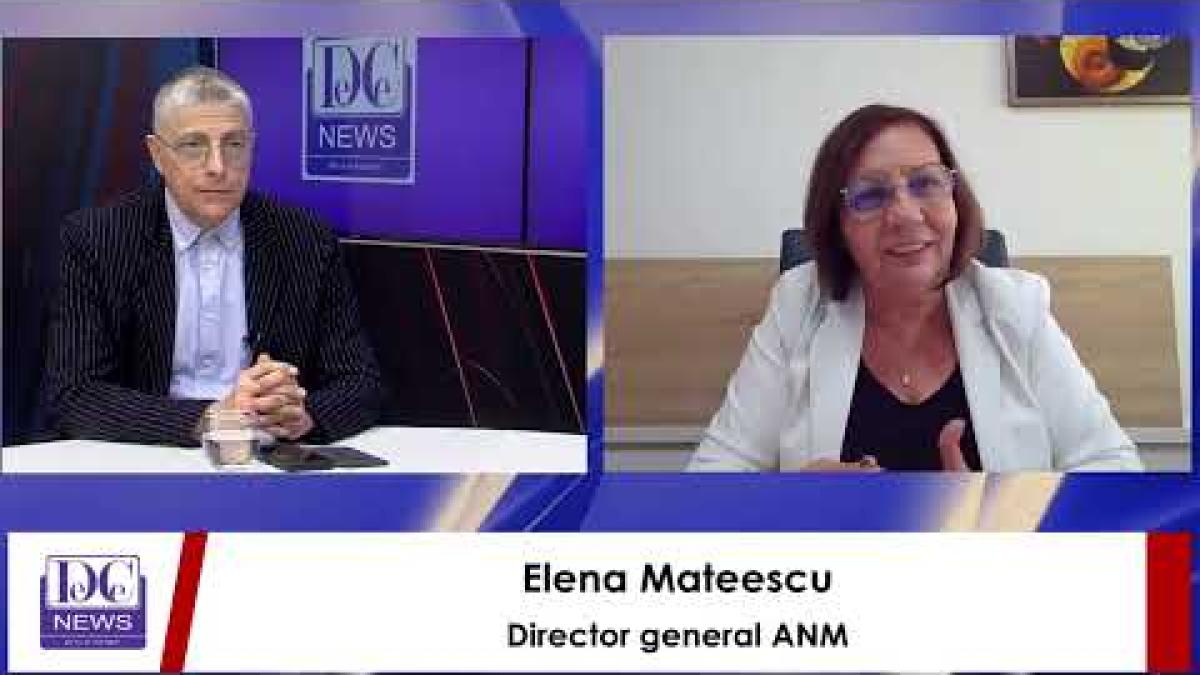 Directorul general al ANM, Elena Mateescu, interviu la DC News TV