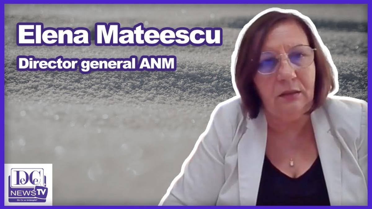 Elena Mateescu: ”Cu siguranță, avertizările meteorologice generale se emit cu 24h înainte”