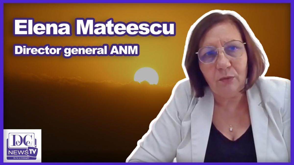 Elena Mateescu: ”Putem să confirmăm că 2023 a fost cel mai cald an de până acum"