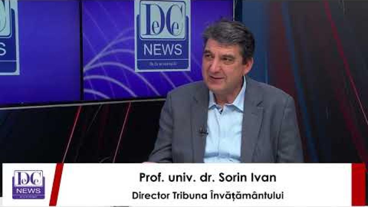 Prof. Sorin Ivan, realizatorul noii emisiuni DC Edu, interviu despre starea educației din România