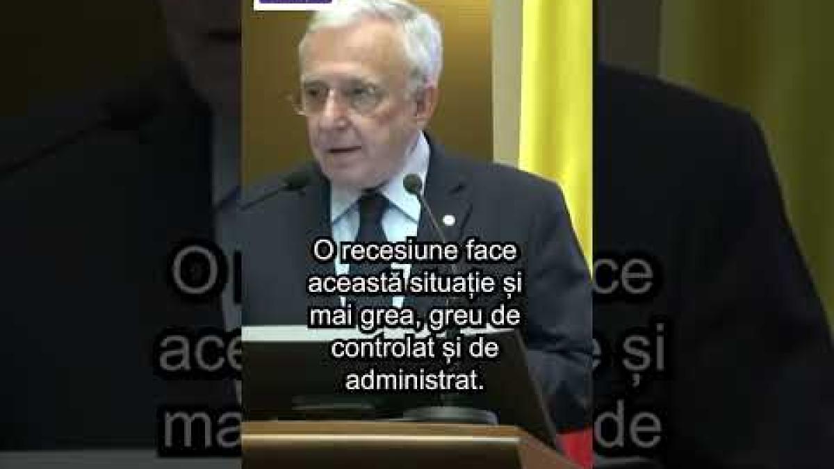 România a evitat recesiunea in extremis, anunță Isărescu #inflație #recesiune #shorts #bnr