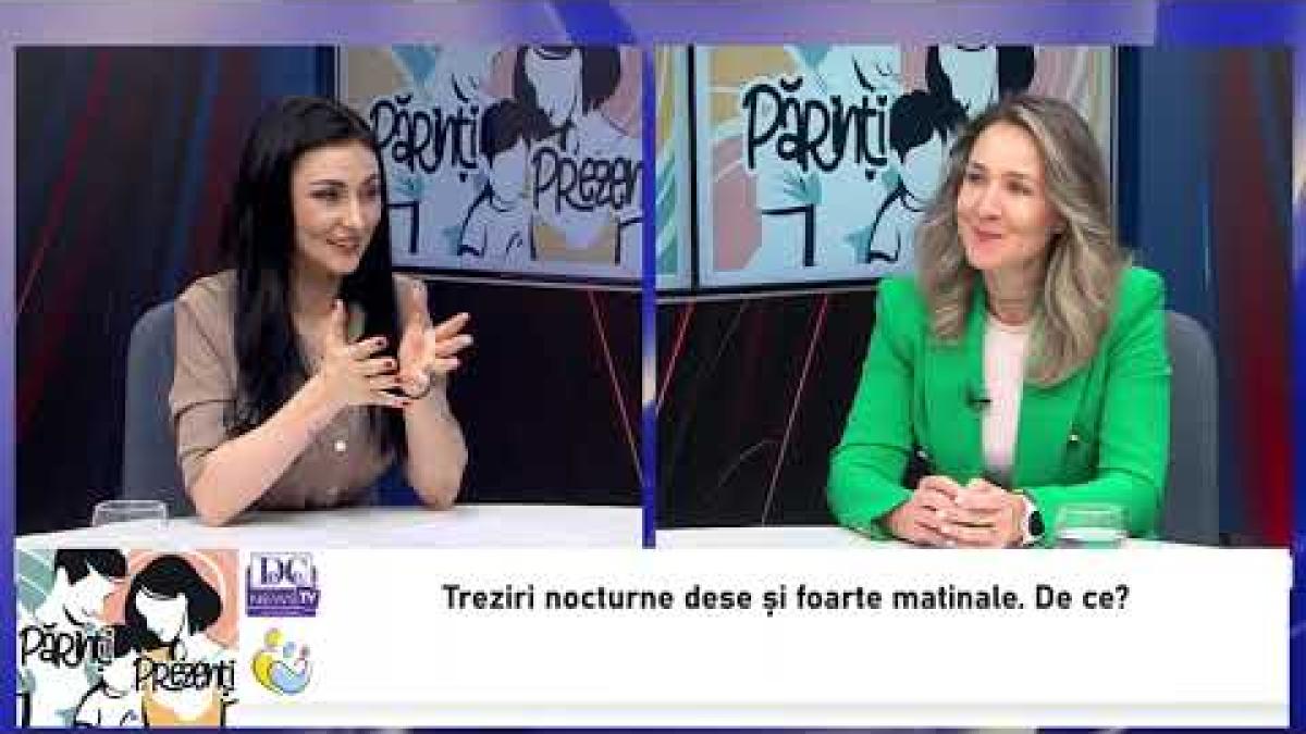 Diana Rațiu, la Părinți Prezenți! Adormirea copiilor se învață! De la provocare, la reușită