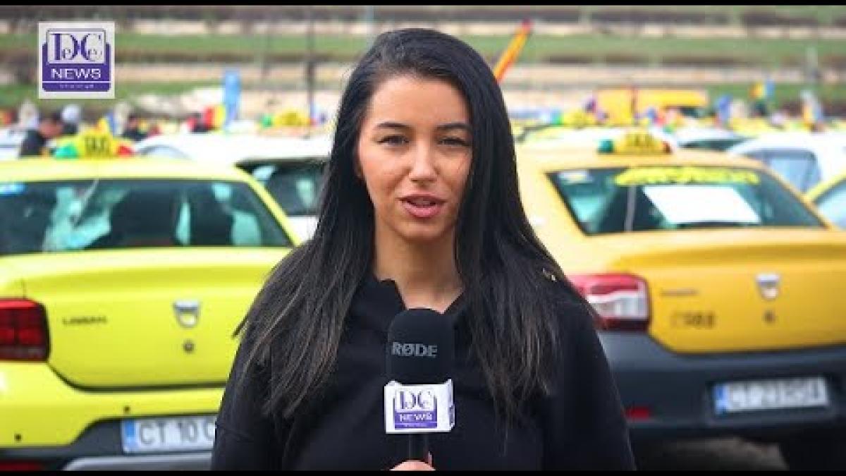 Protestul taximetriștilor - tot ce nu s-a văzut la televizor / video