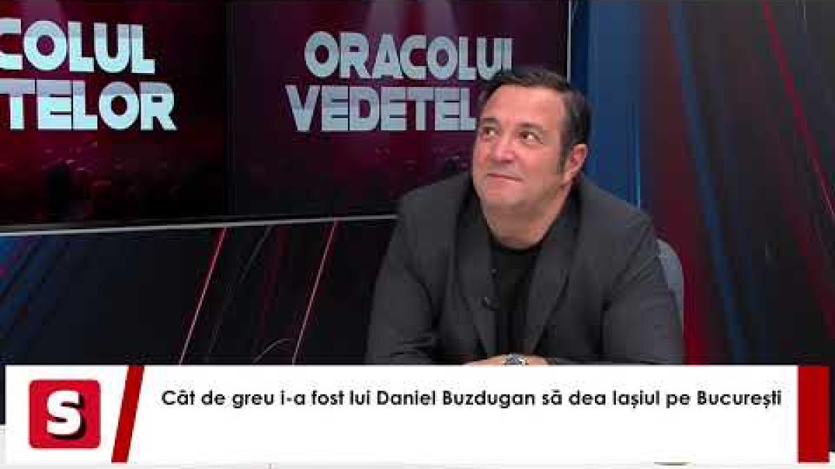 Daniel Buzdugan: „E o neîmplinire a vieții faptul că nu am avut ocazia să fac teatru”