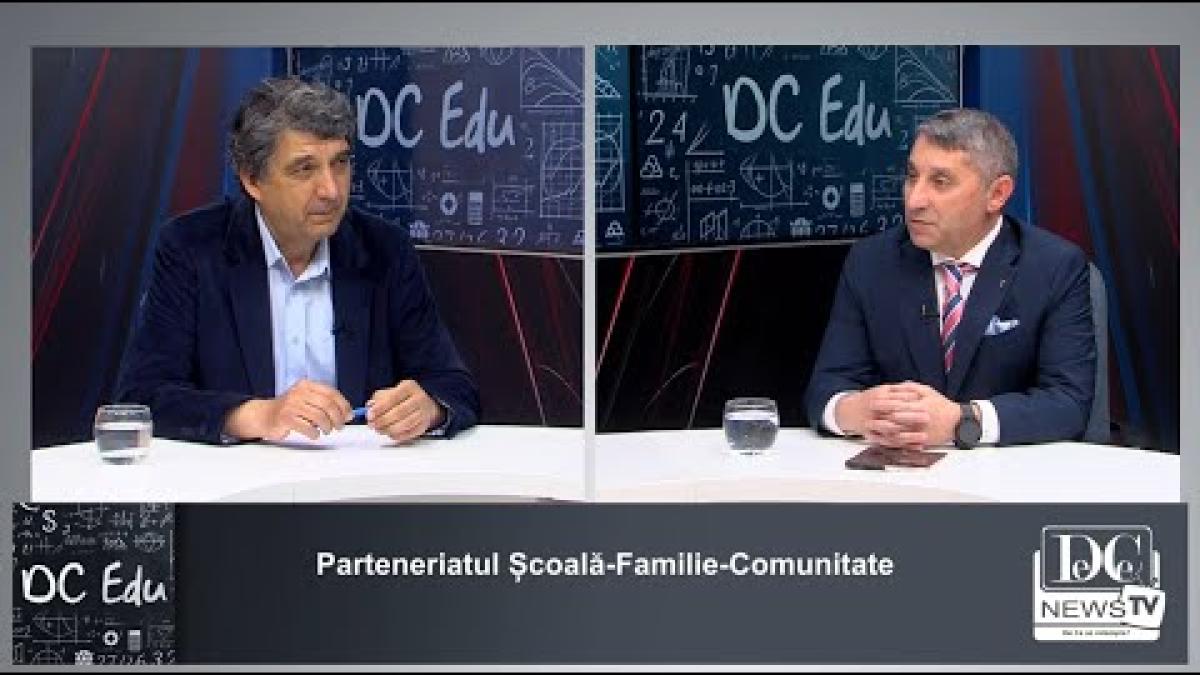 Iulian Cristache, președintele EDUPART, invitatul prof. univ. dr. Sorin Ivan, la DC Edu