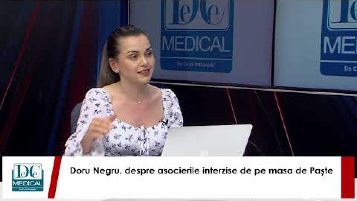 Regula de aur la masa de Paște. Câte zile putem mânca ouă roșii. Doru Negru | DC Medical și DC News