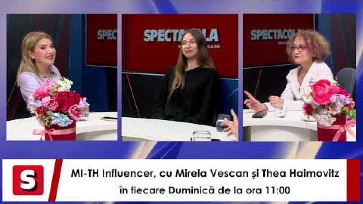 Eduard Teodorescu și Bianca Maria Constantinescu, invitați la Mi-Th Influencer