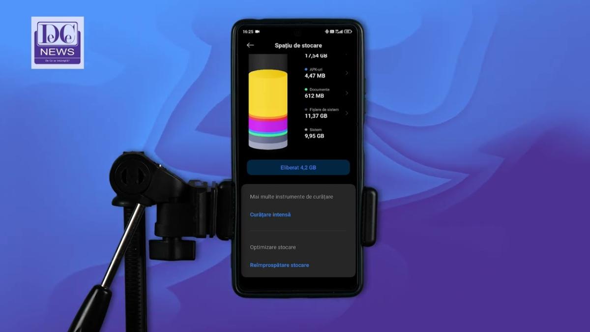 Cum putem elibera automat memoria telefonului (Android)