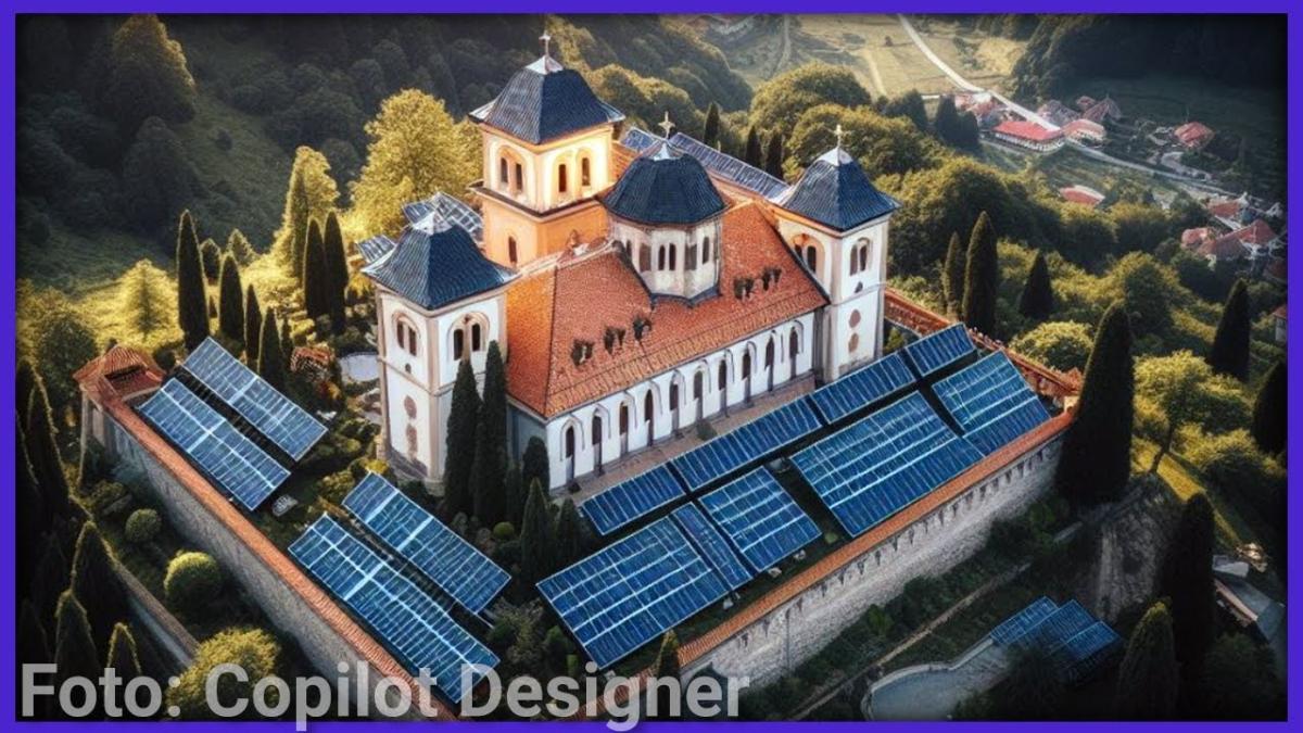 Panouri fotovoltaice pe acoperișurile mănăstirilor din România? Președintele AFM, clarificări: Vrem să le micșorăm facturile la curent