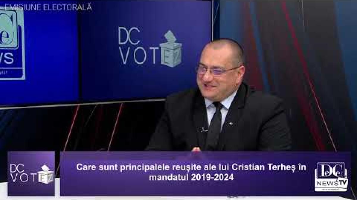 Cristian Terheș, candidat Parlamentul European, invitat la DC Votez