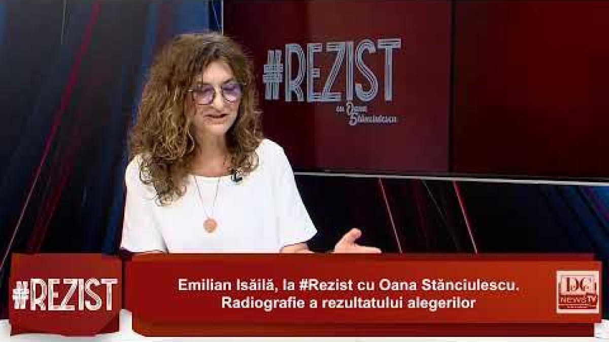 Emilian Isăilă, la #Rezist cu Oana Stănciulescu. Radiografie a rezultatului alegerilor