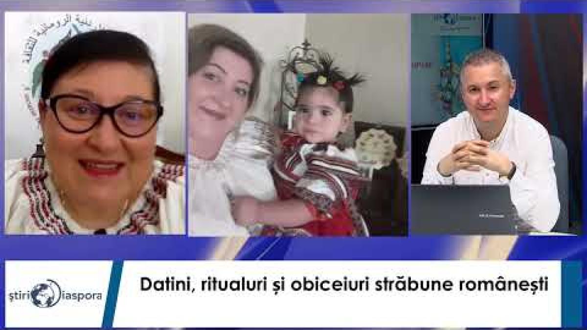 Geanina Abul Haija, invitata săptămânii la Tradiții românești în diaspora