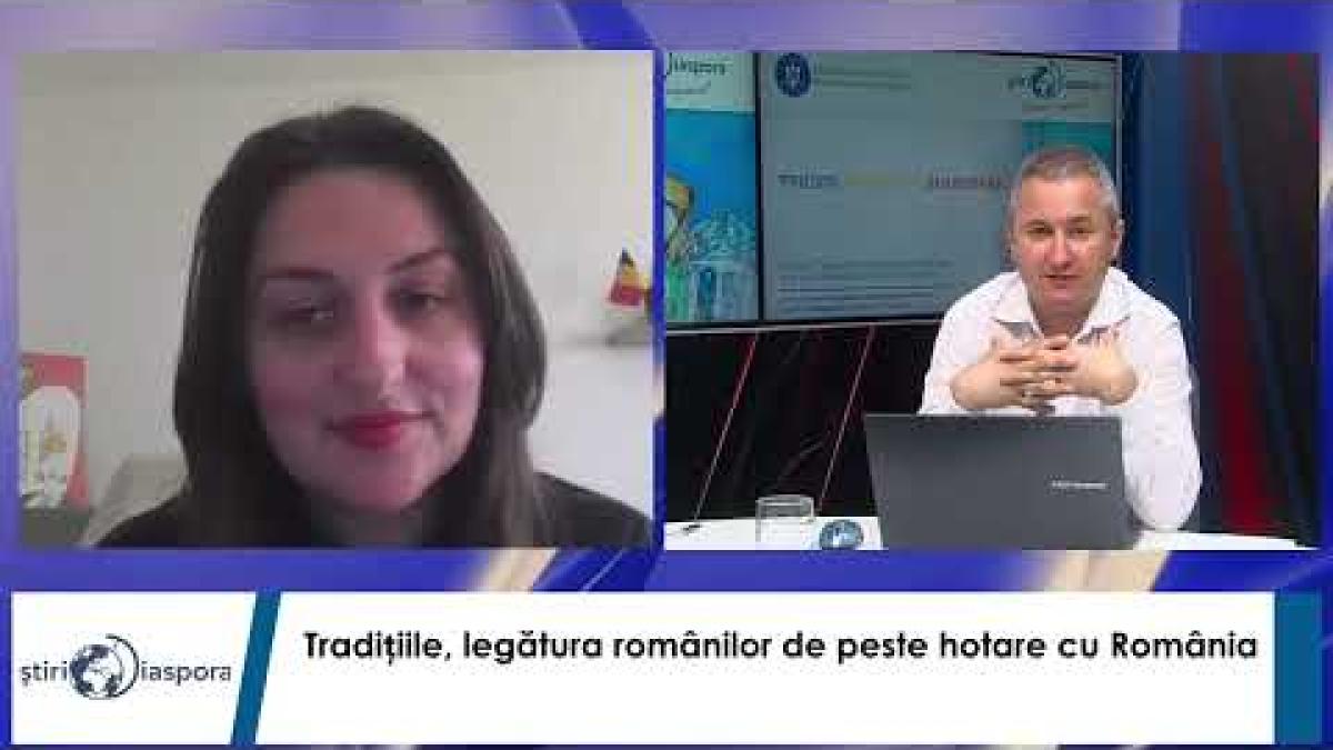 Cătălina Bogoi, invitata săptămânii la Tradiții românești în diaspora