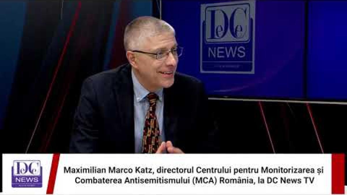Maximillian Marco Katz, la interviurile DC NEWS, despre minoritatea evreiască din România