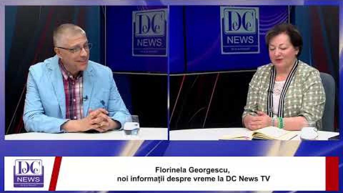 Cum va fi vremea în perioada următoare. Florinela Georgescu (ANM), la interviurile DC News