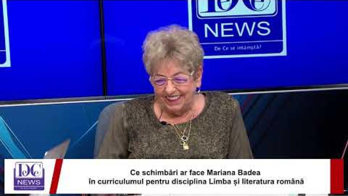 Prof. Mariana Badea, interviu DC News. O emisiune pe care nu trebuie să o ratați