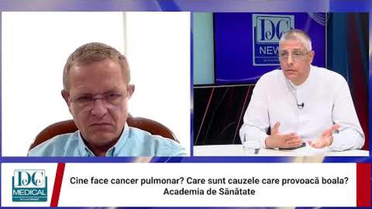 Cancerul bronhopulmonar. Dr. Michael Schenker și Dr. Bogdan Tănase, la Academia de Sănătate