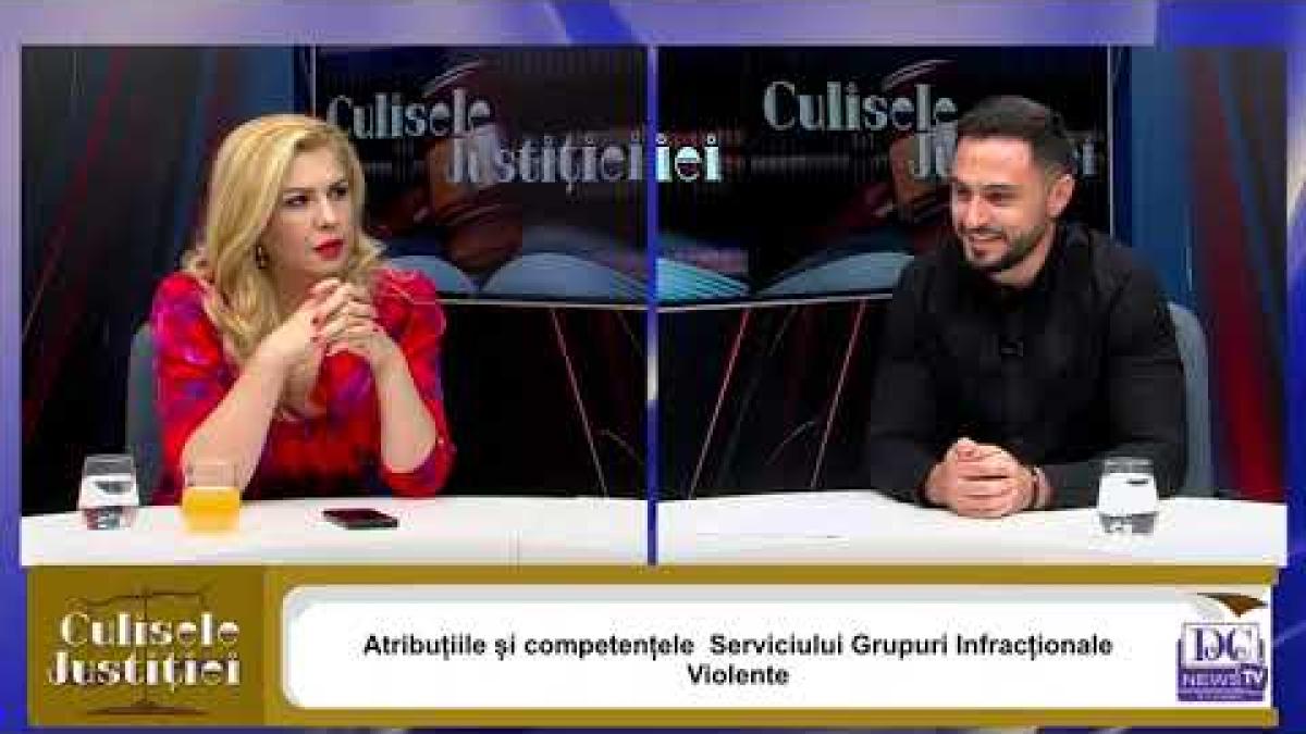 Comisar-șef Vochin Narcis, șef birou Serviciu Grupuri Infracționale Violente, la Culisele Justiției