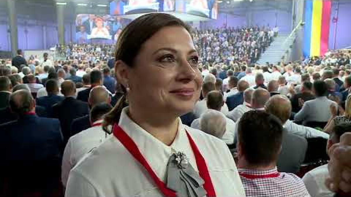 Oana Florea, declarații de la Congresul PSD