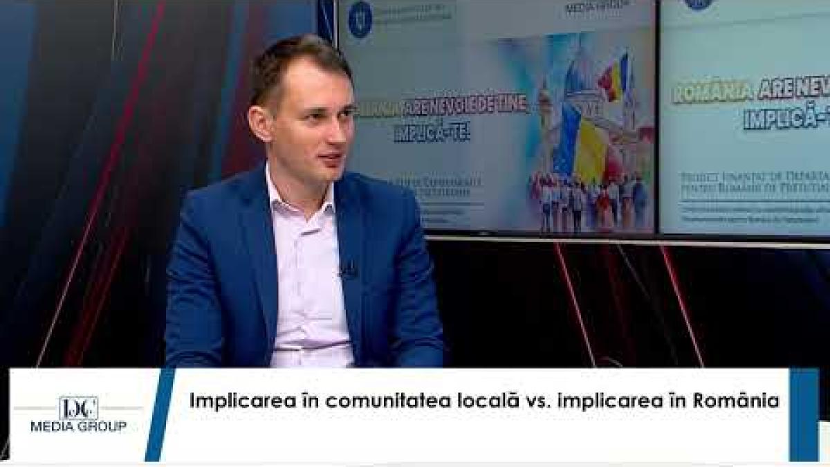 Emanuel Minea, invitat la "România are nevoie de tine, implică-te!"