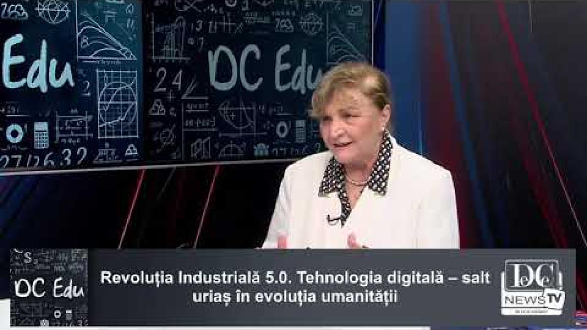Prof. univ. dr ing. Doina Banciu, Președintele Academiei Oamenilor de Știință din România, la DC Edu