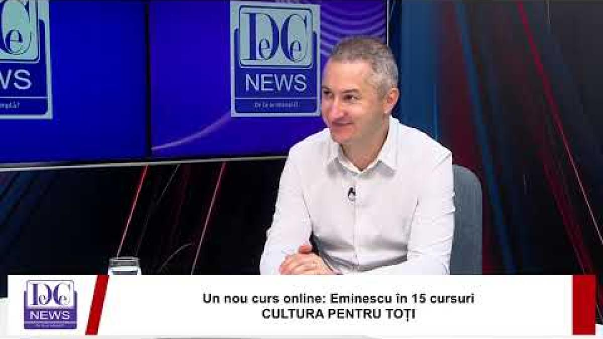 Un nou curs online: Eminescu în 15 cursuri
