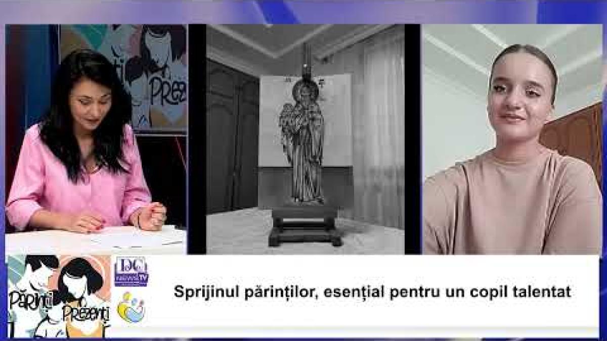 Povești în culori: Xenia, tânăra pictoriță care dă viață emoțiilor pe pânză, la Părinți Prezenți