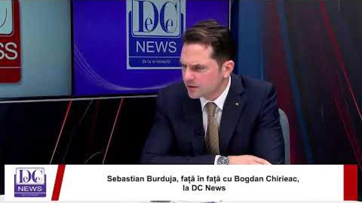 Sebastian Burduja, față în față cu Bogdan Chirieac, la DC News
