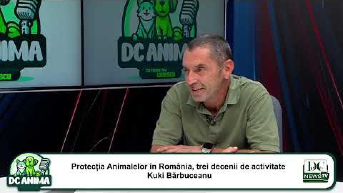 Kuki Bărbuceanu, la DC Anima. Totul despre protecția animalelor în România