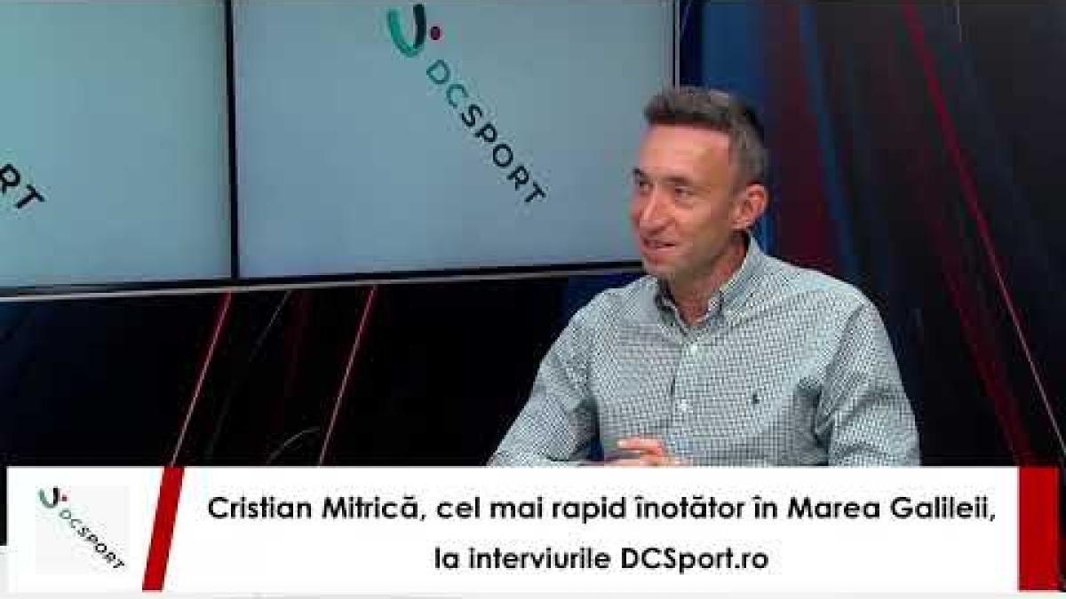 Cristian Mitrică, cel mai rapid inotător român în Marea Galileii, la DCSport