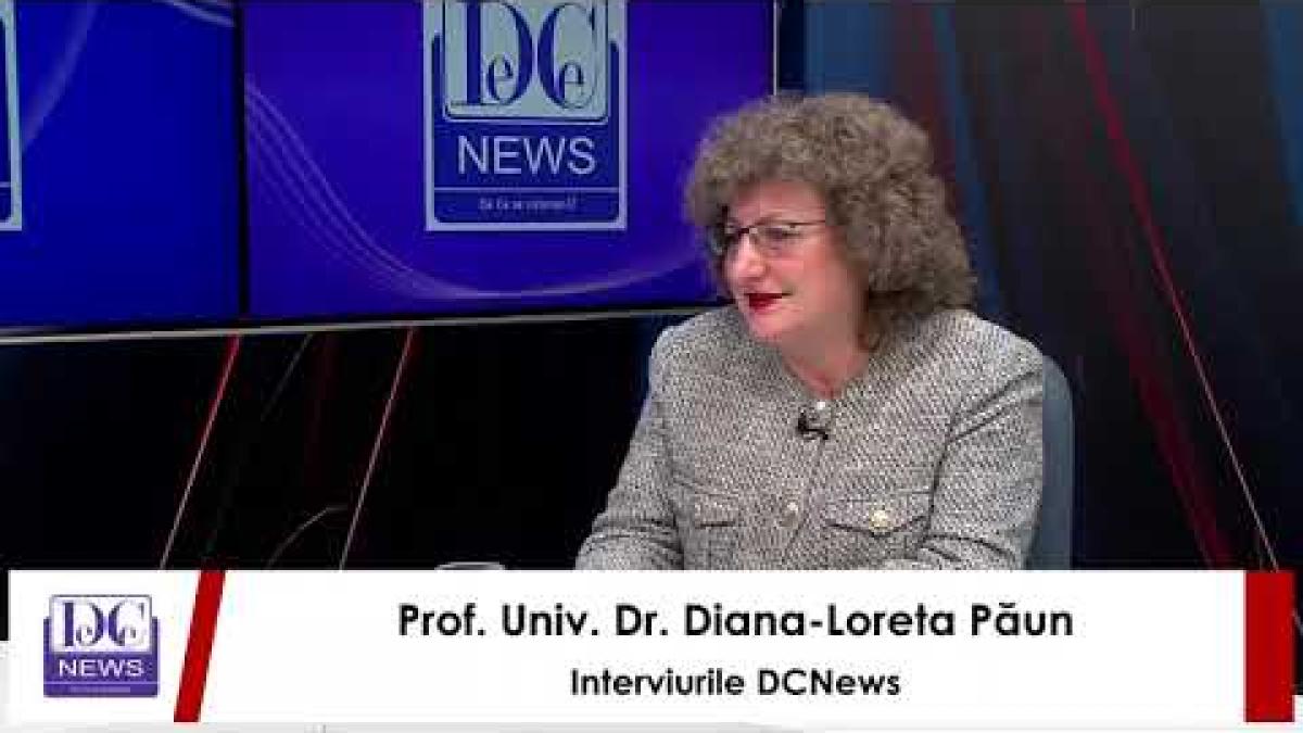 Prof. univ. dr. Diana Păun, interviu la DC News