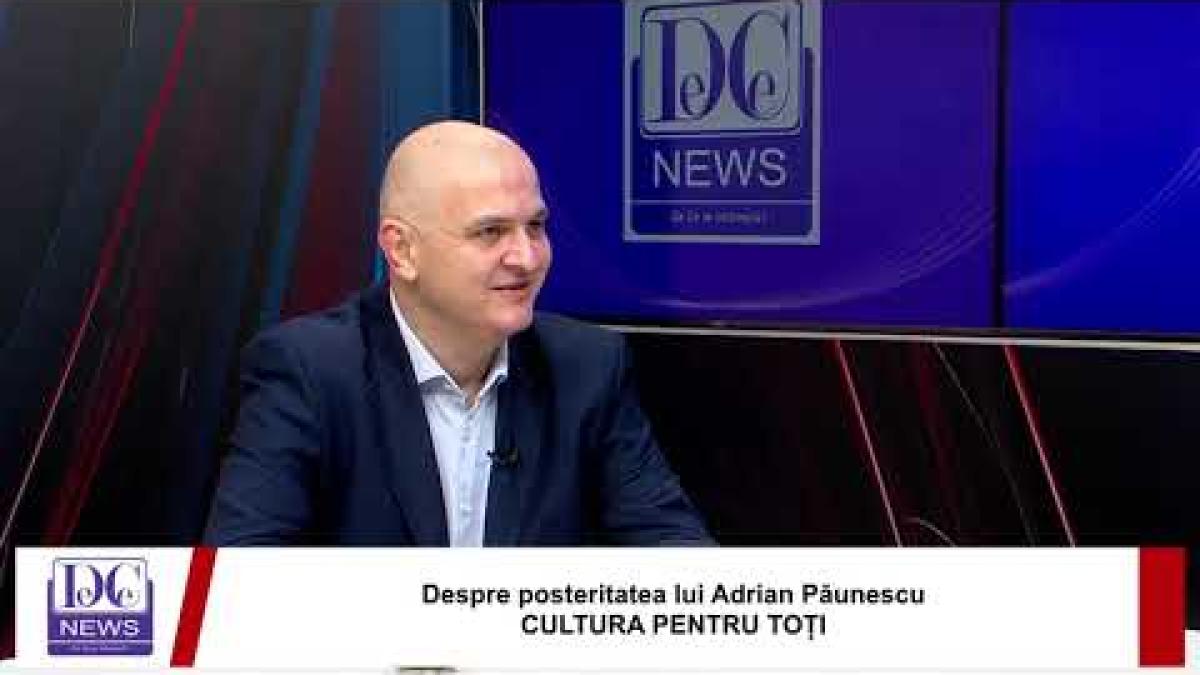 Despre posteritatea lui Adrian Păunescu CULTURA PENTRU TOȚI