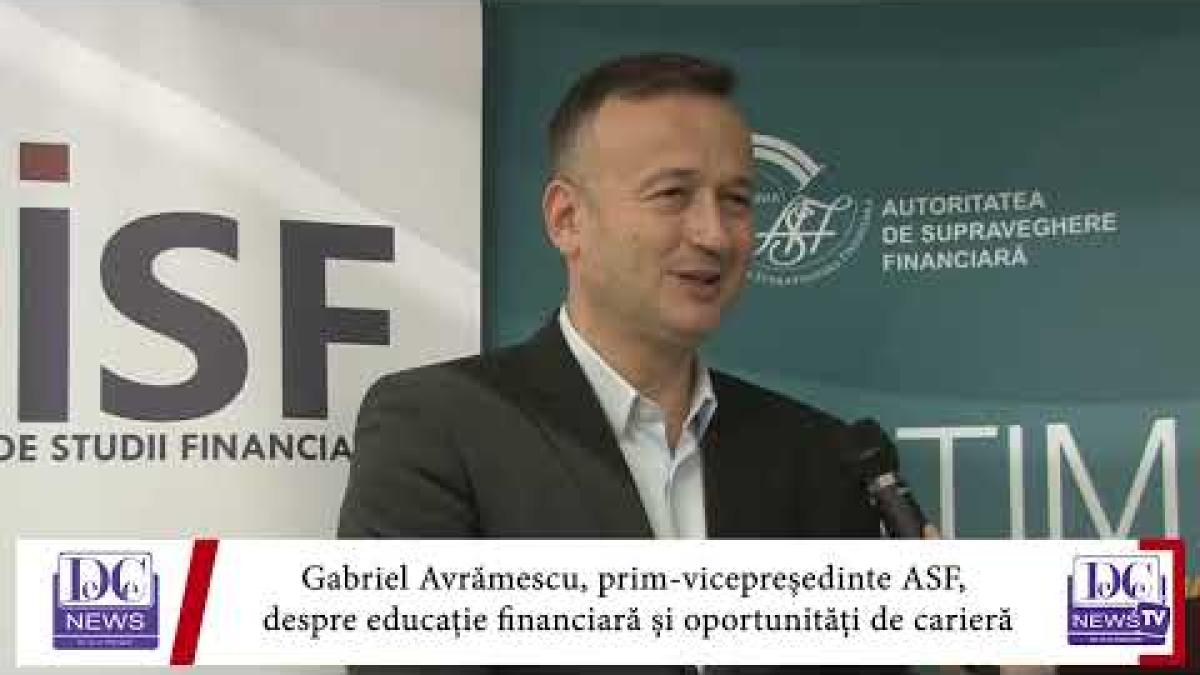 Gabriel Avrămescu, prim-vicepreședinte ASF, interviu la DC News