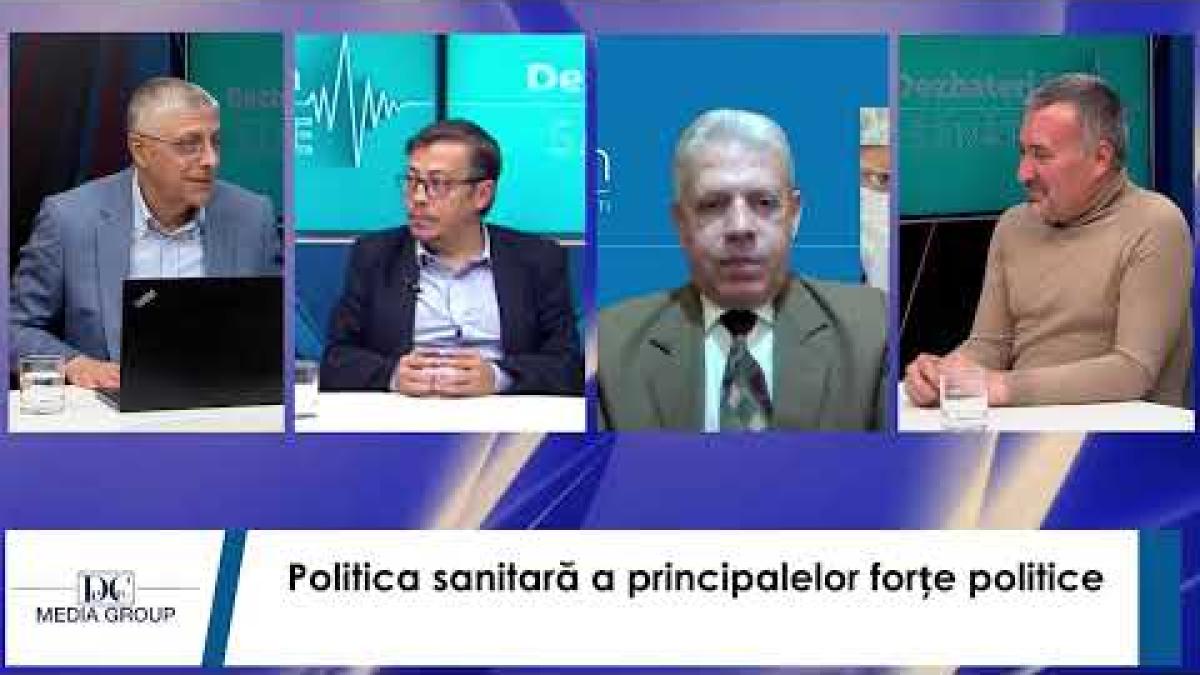 Dezbateri în Sănătate: politica sanitară a principalelor forțe politice, la DC Medical și DC News