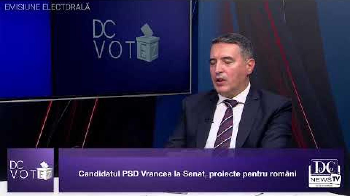 Florian Lixandru, din Vrancea în studioul DCNews, live la DC Votez